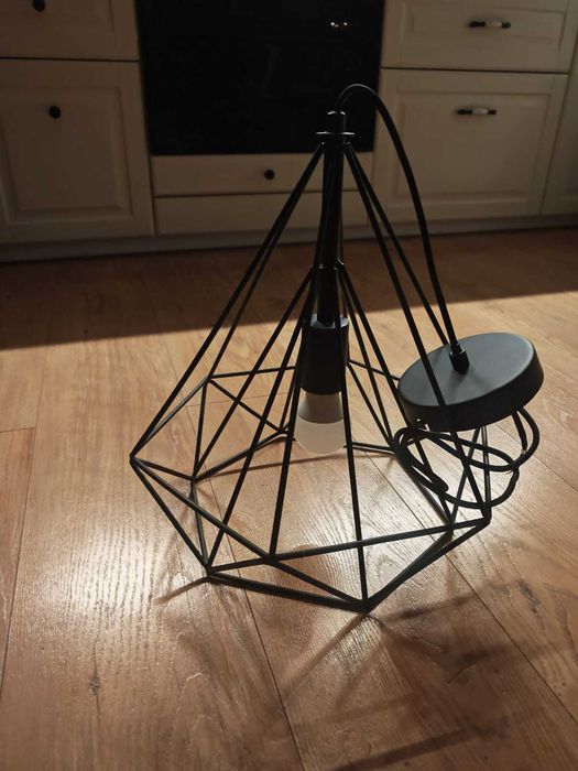 lampa czarna loft sztuk 4 rewelacyjna cena