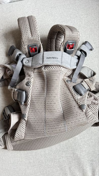 Babybjorn nosidlo hrmony 3D mesh grey