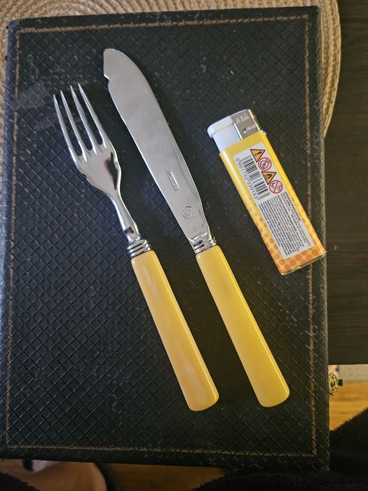 Stary komplet sztućców Anglia