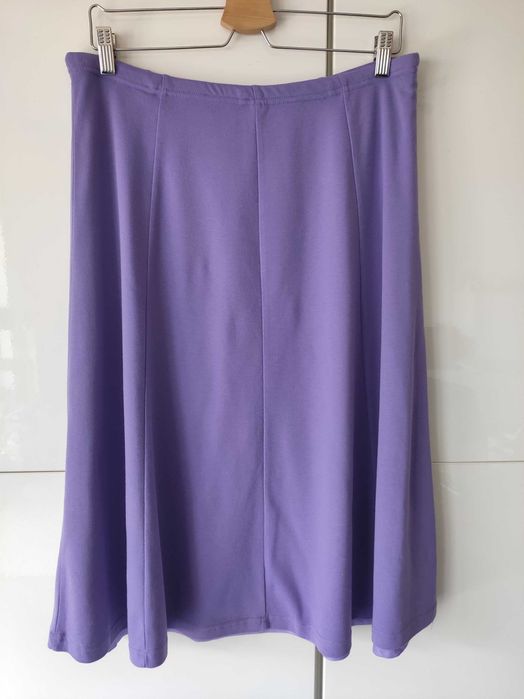 Liliowa spódnica midi rozmiar 40/42