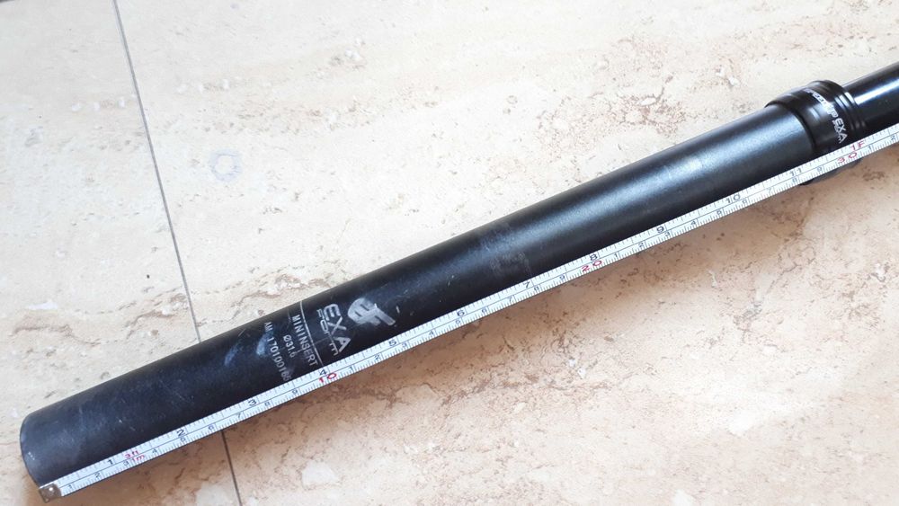 Sztyca regulowana dropper Exa Form Speed Up 200mm manualna z dźwignią