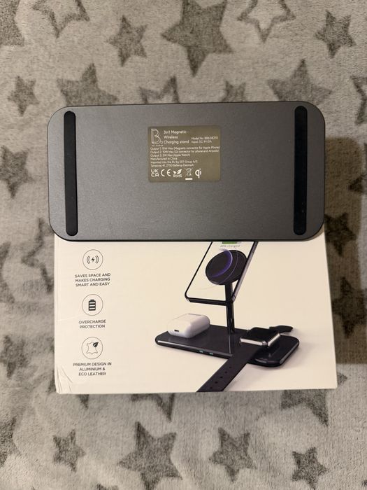 B.On Magnetic Wireless Charger 3in1 MagSafe Black - ładowarka indukcyjna