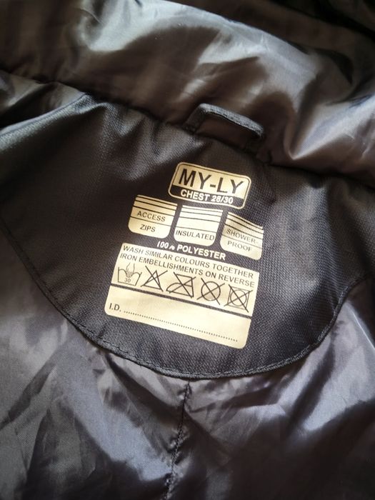 Długa parka do piłki nożnej