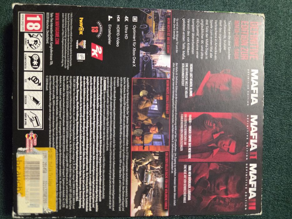 Mafia trylogia xbox one