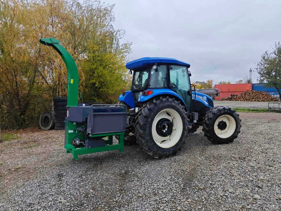 Подрібнювач гілок на трактор PM180T. Щепоріз до трактора з антистрес.