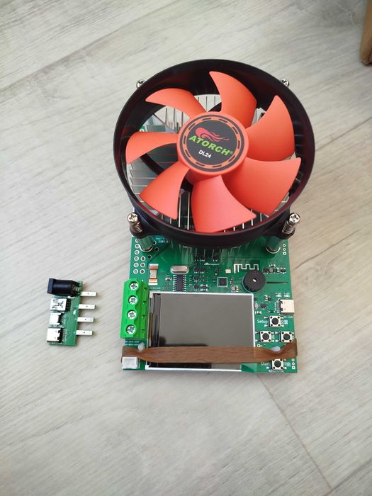 Atorch DL24 навантаження електрон., 150W 20A, Bluetooth є.  НОВА ВЕРС