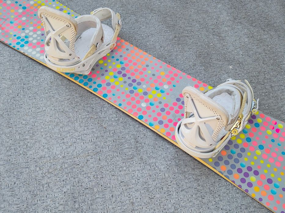 All-mtn deska BURTON BLENDER 145 cm z wiązaniami BURTON ! Serwis