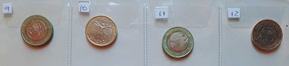 20 Moedas de coleção - as primeiras Moedas em circulação