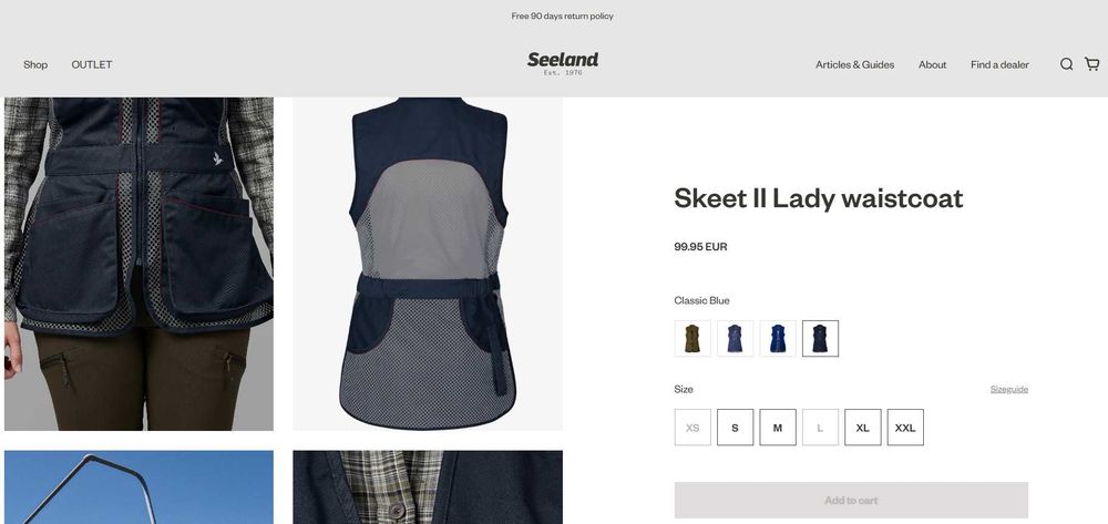 Жилет SEELAND Skeet II Lady ,размер L