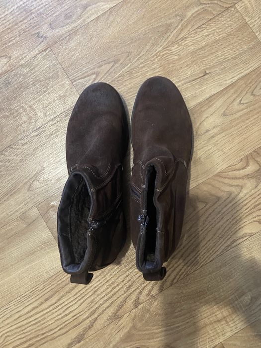 Сапожки чоловічі замшеві