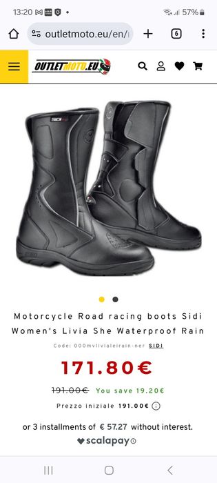 Botas Sidi Livia Rain Waterproof - Senhora - Tam 37