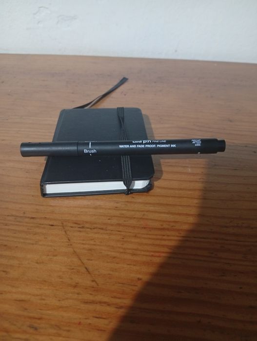 Conjunto de Caneta e caderno de anotações