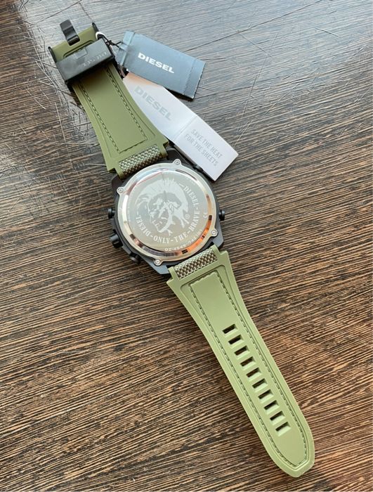 -60% Diesel Mega Chief DZ4549 годинник хакі хаки часы мужские большие
