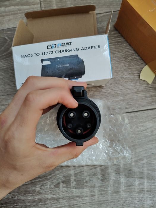 Перехідник адаптер Tesla-type 1 j1772 80A 20Kw Тесла зарядка type2 gbt