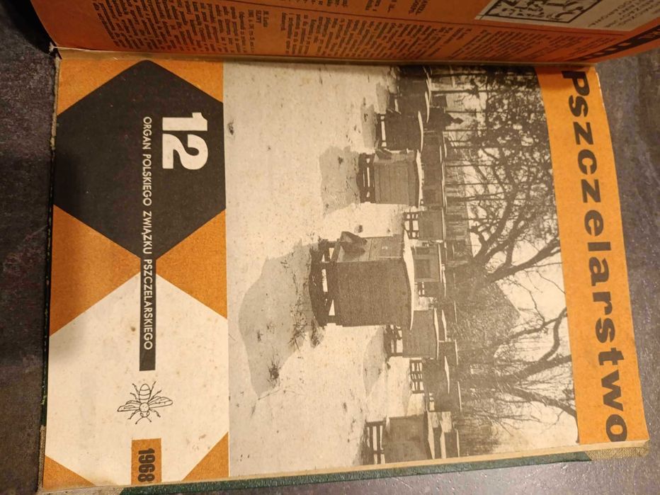 Pszczelarstwo magazyn kompletne roczniki 1967 i 1968 oprawione