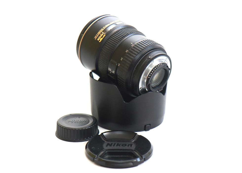 Lente Nikon 17-55mm f\2.8 objetiva em boas condições