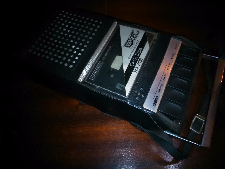 Gravador repórter portátil  Panasonic anos 70 ( vintage)