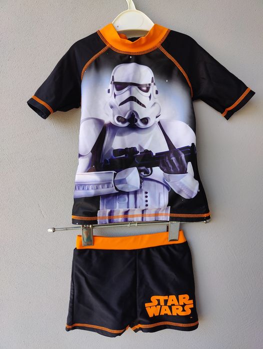Zestaw komplet strój kombinezon kąpielowy Star Wars 98/104cm Darth