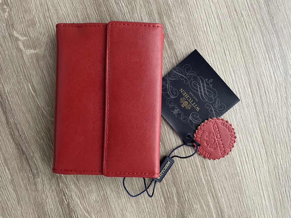 Damski portfel skorzany portmonetka Wittchen czerwony