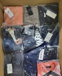 Boxy ubrań mix, outlet, pakiety do dalszej odsprzedaży