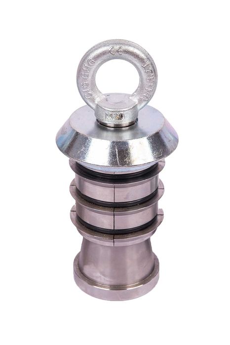 Chwytak głowica dzwonek ciągadło uchwyt do wciągania rur 75 mm PE