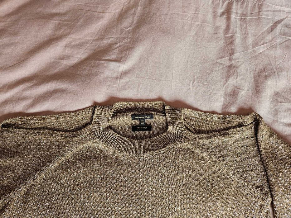 Camisola Dourada e Brilhante da Massimo Dutti