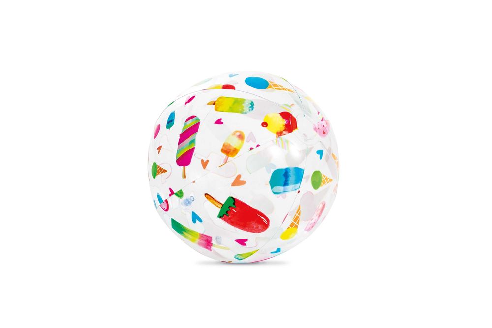 Intex piłka dmuchana 51 cm plażowa basenowa kolorowa