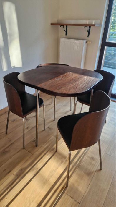 Stół IKEA Fusion i 4 krzesła - zestaw vintage
