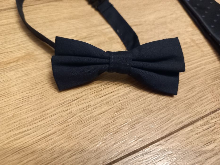 Krawat i muszka komplet