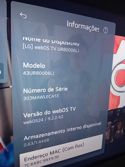 LG 43" UHD 43UR80006LJ LED 4K Ultra HD