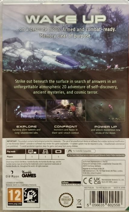Ghost song Nintendo Switch