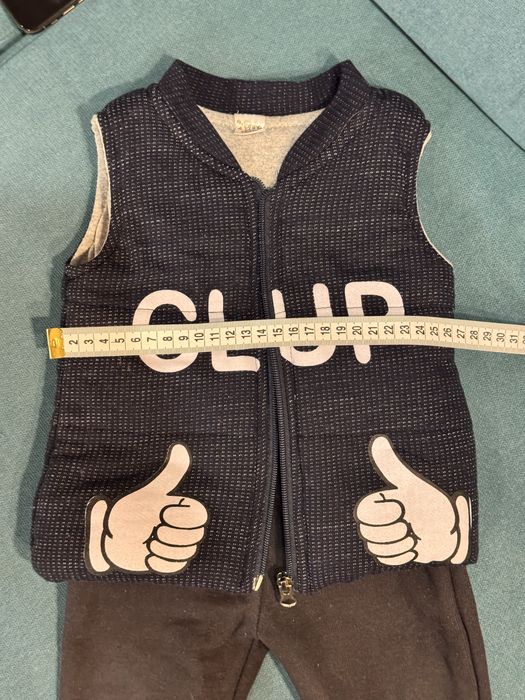 Набір жилетка та штани 6-9 міс