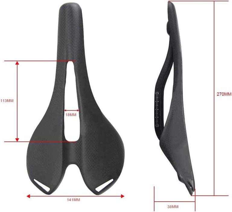 RXL SL pełne włókno węglowe siodło rowerowe MTB 3K