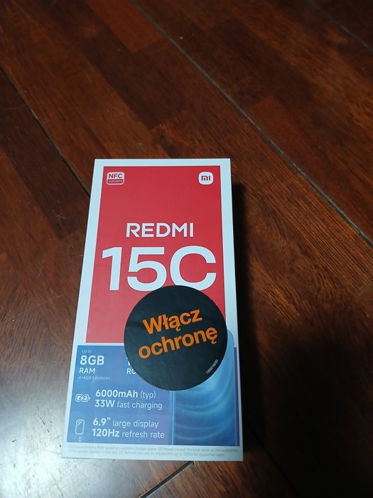 Smartfon Redmi 15c  xianomi nowy