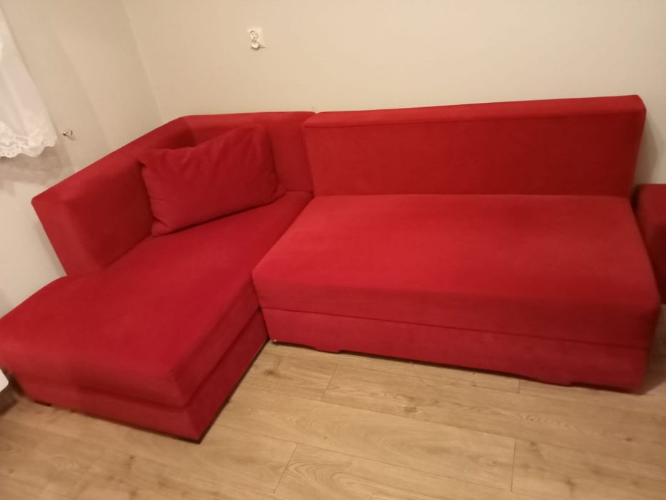 Sprzedam czerwony narożnik