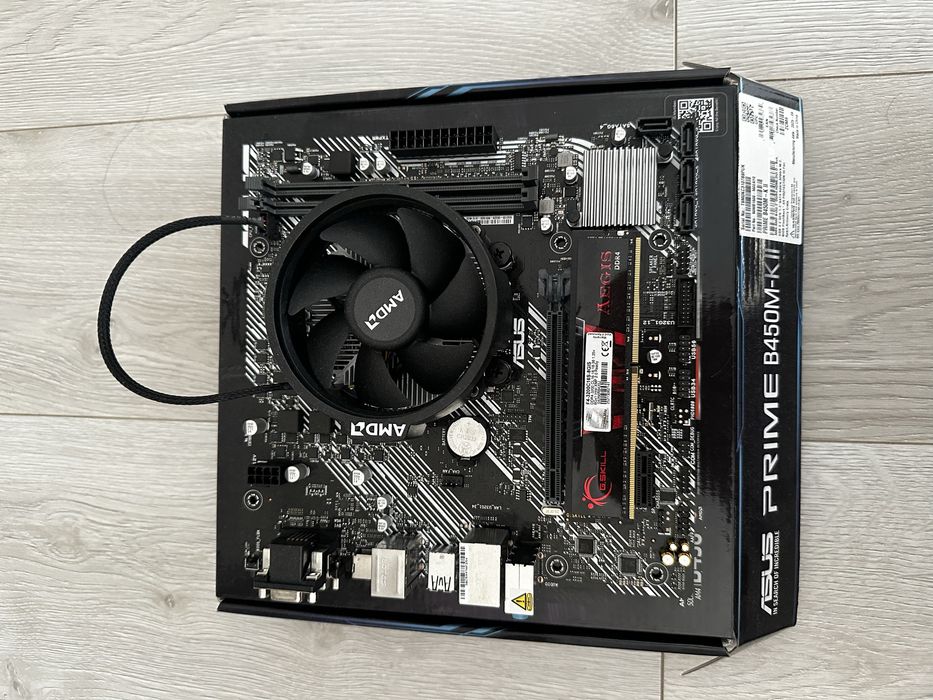 ПК збірка ryzen 5 3400g + мат плата + ОЗУ