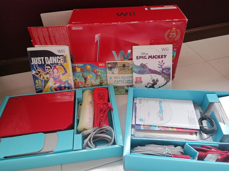 Nintendo Wii Super Mário Bros Pack 25th Anniversary