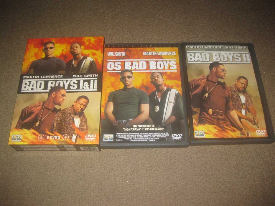 Colecção em DVD "Bad Boys" com Box Arquivadora