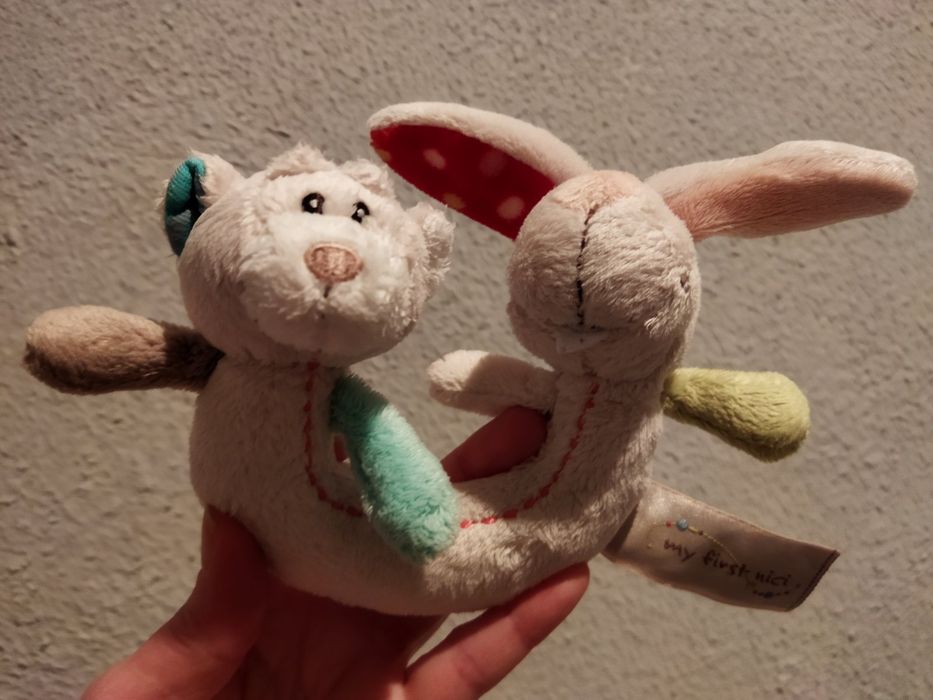 Брязкальце "Rabbit Tilli & Bear Taps" NICI.