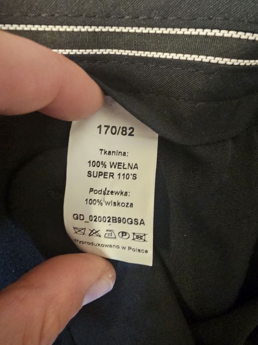 Giacomo Conti garnitur/smoking męski ślubny czarny roz M