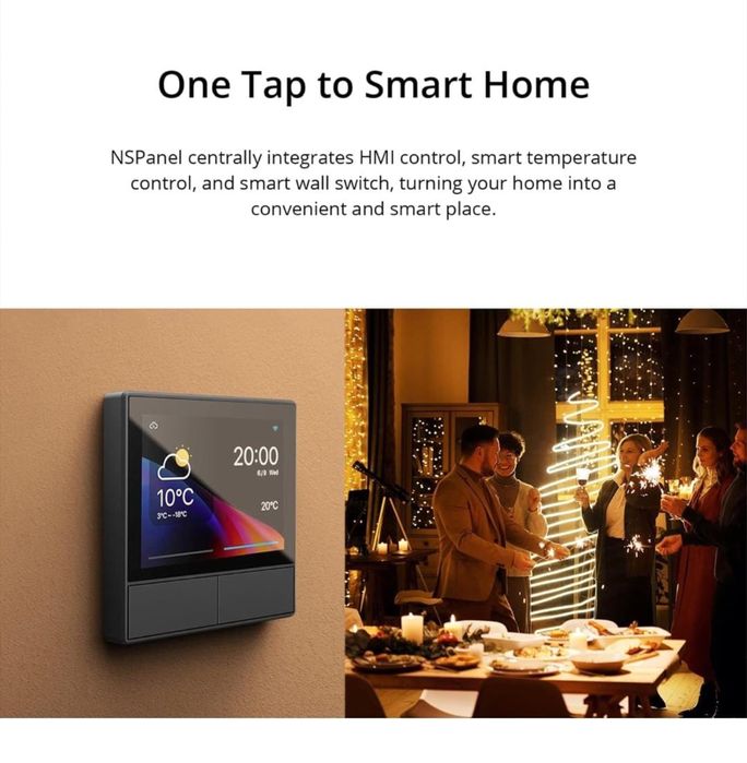 Sonoff TX NSPANEL Interruptor inteligente com ecrã