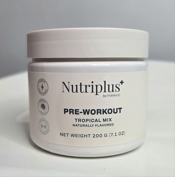 Pre Workout Nutriplus Farmasi Smak Tropical Mix Przed Treningiem