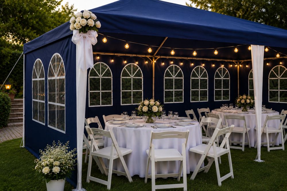 Tenda de festa / feira - 130€ ( disponivel em branco e em verde)