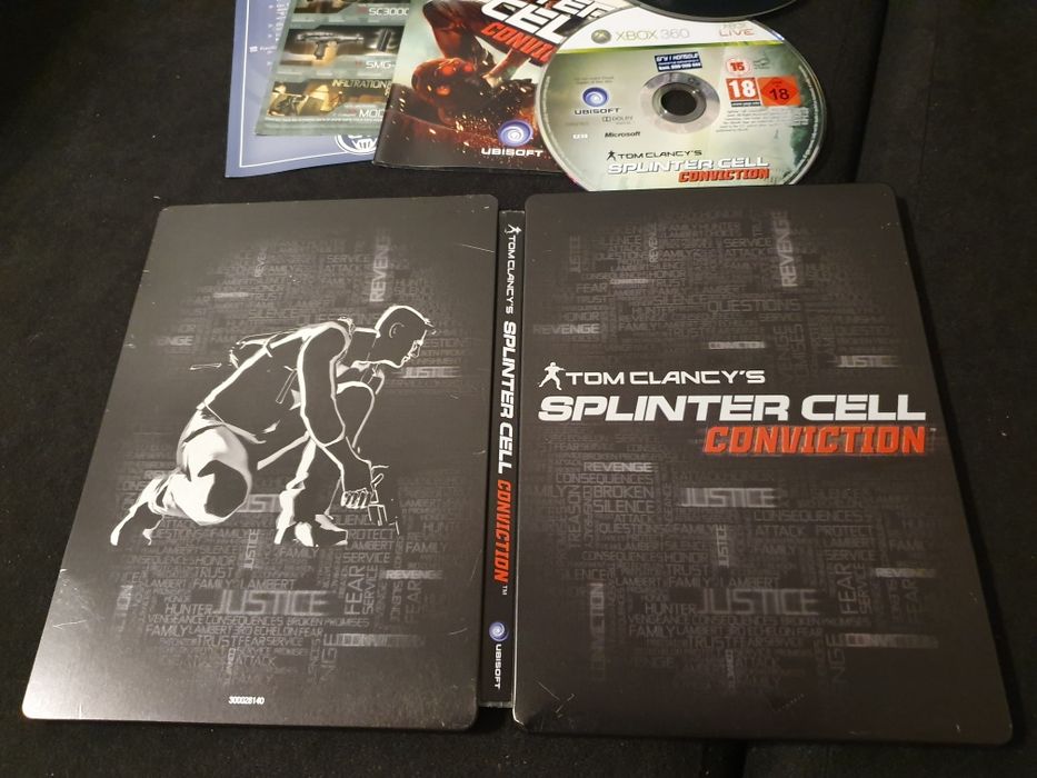 Gra gry xbox 360 one Tom Clancy's Splinter Cell Conviction Steelbook