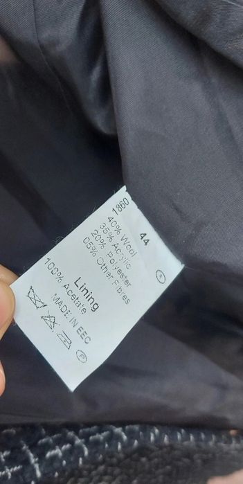 marynarka spódnica wełniana zestaw mazur 44