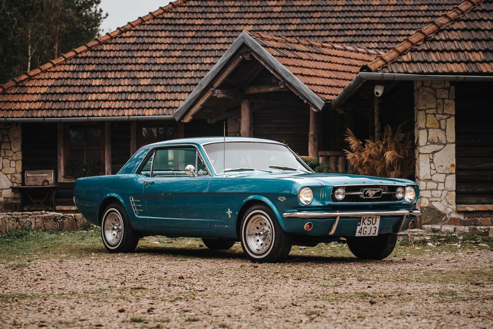 Zabytkowy samochód do Ślubu! Auto do ślubu Mustang 1966 - Klasyk!