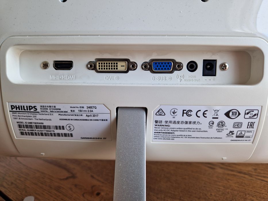 Monitor Philips 24” branco