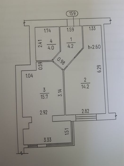 1к.к-ра ЖК Рідний дім