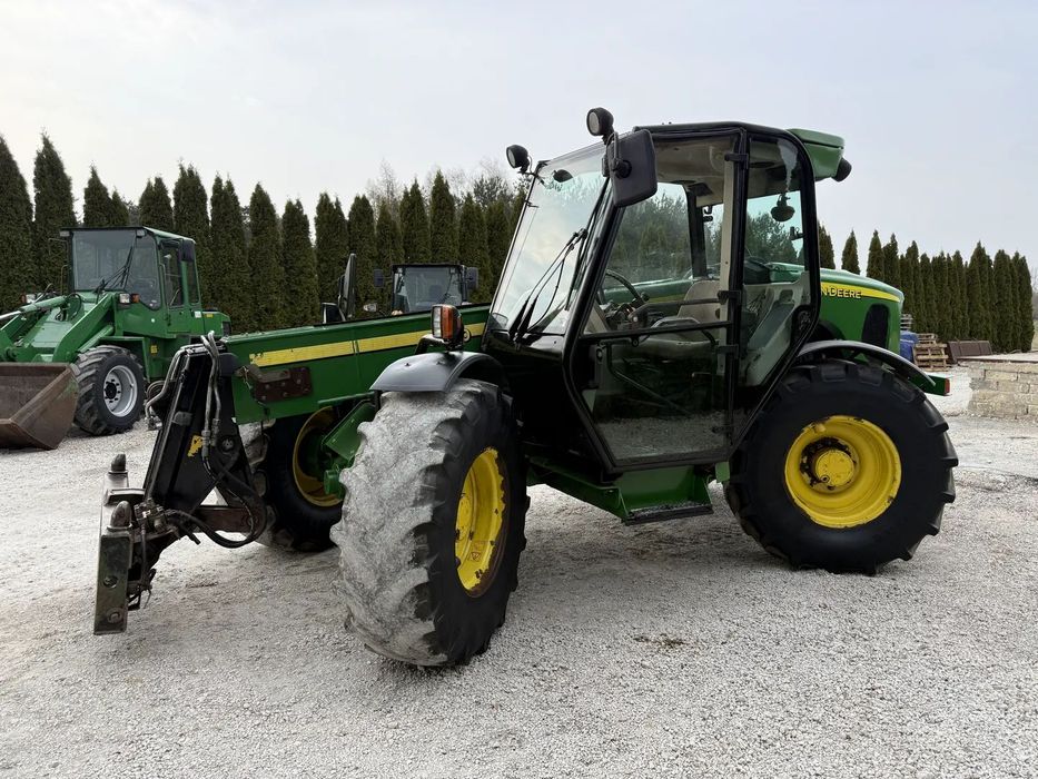 John Deere 3420 / TELESKOPOWA / 7 METRÓW / SZYBKA I MOCNA / BEZ DPF I ADBLUE / SPROWADZONA Z NIEMIEC / ŁADNIE UTRZYMANA / ORYGINAŁ / KLIMA / 33.7 26.6 42.7 38.7 531-70 532-70 735 741 634 3400  Ładowarka teleskopowa Kramer Schaeff Manitou Weidemann TM MLA