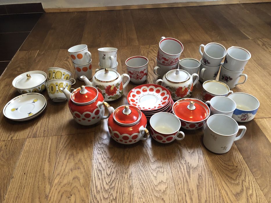 Чайні сервізи чашки розпаровка виробництво срср